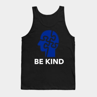 BE KIND autism awareness gift Tank Top